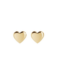 Gold Plated Heart Shaped Earring by CHOKHA INDIA 