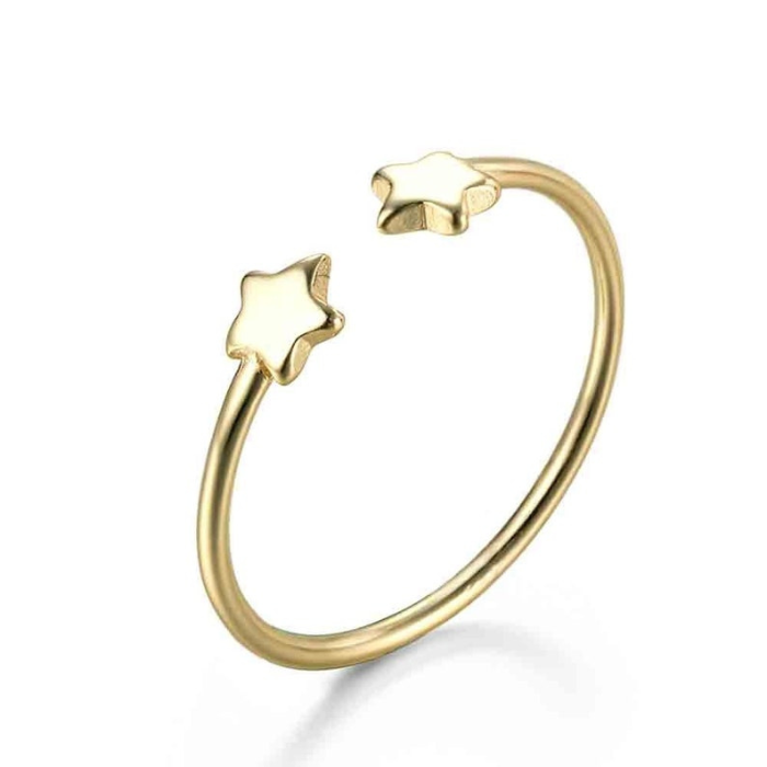 Gold Plated Sterling Silver Ring 